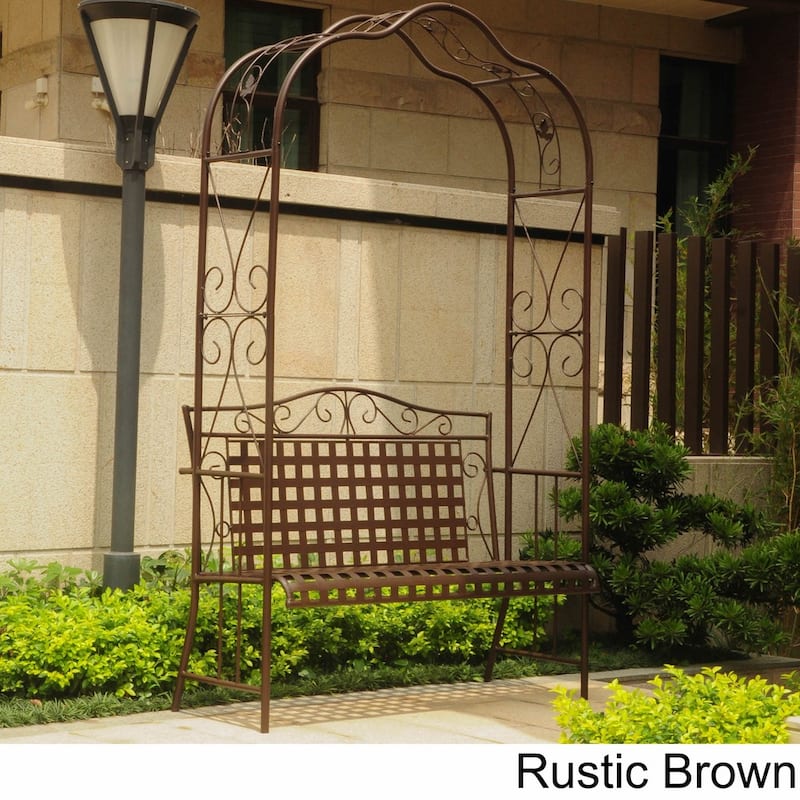 Mandalay Iron Arbor Bench