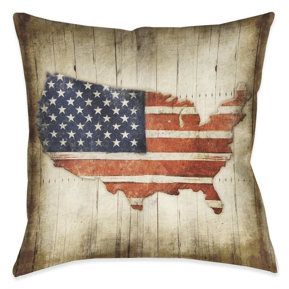 Rustic Fade Resistant Outdoor Cushions and Throw Pillows Bed