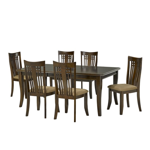 Brex 877 22 Felix Walnut 7 Piece Dining Set Free Shipping Brex 877 22 Felix Walnut 7 Piece Dining Set