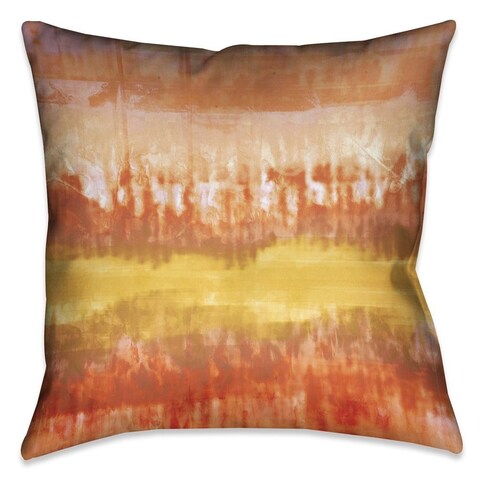 Laural Home Warm Sunset Indoor- Outdoor Decorative Pillow