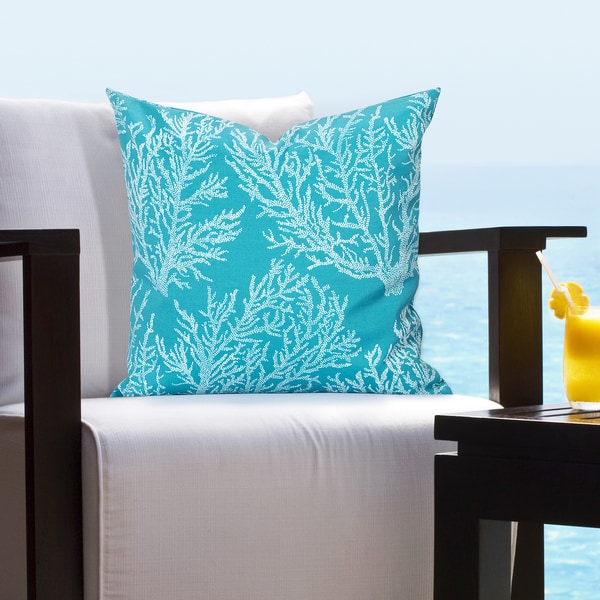 Tropical shop throw pillows