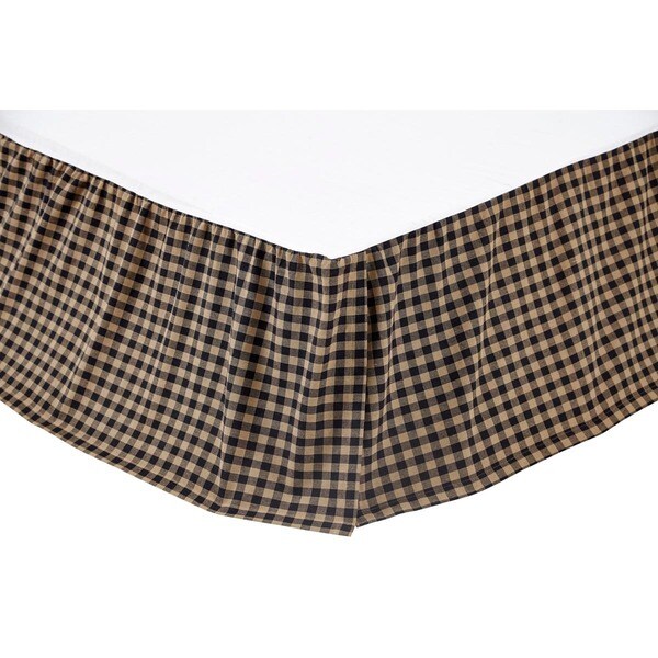 Check 16-inch Drop Bed Skirt