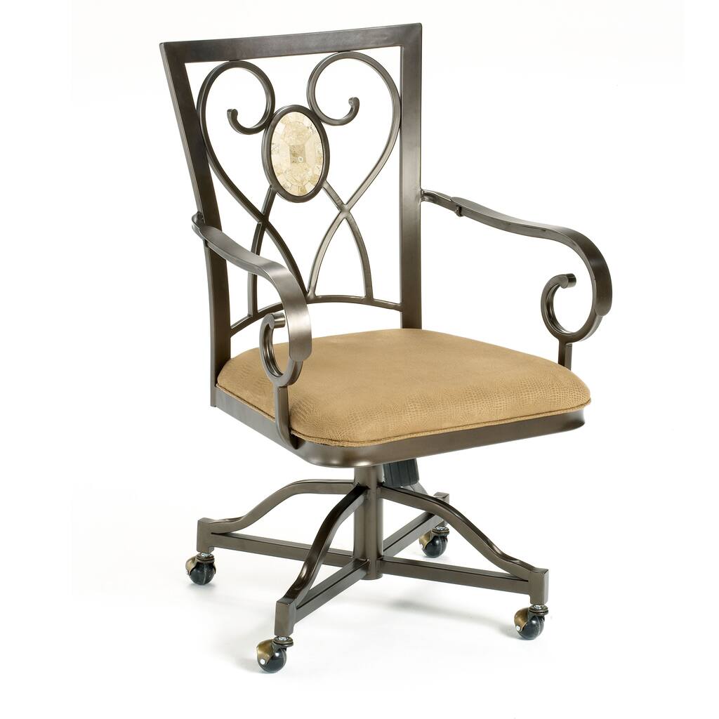 Hillsdale Furniture Brookside Oval Caster Chairs (Set of 2)