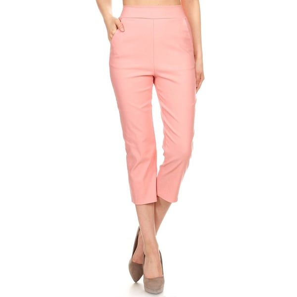 slim fit capri pants