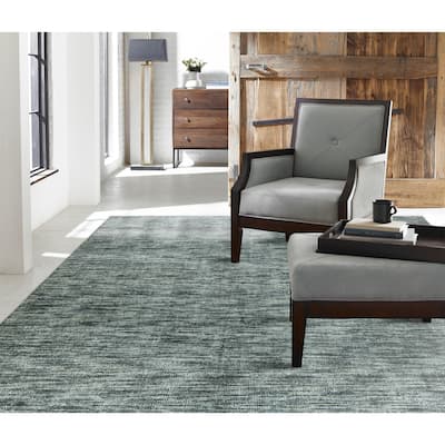 Ocean Waves Handmade Area Rug