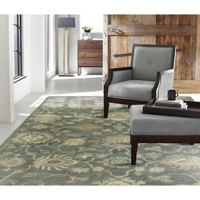 Seville Mineral Blue Hand-tufted Area Rug