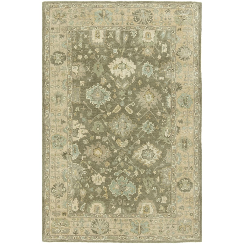 Seville Driftwood Brown/Ivory Wool Area Rug
