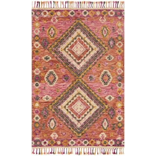 Alexander Home Sahara Fiesta Boho Hand-Hooked Wool Rug