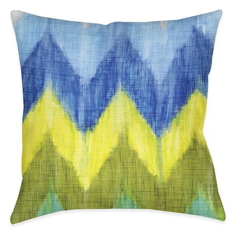 Laural Home Bright Chevron Indoor/Outdoor Decorative Pillow