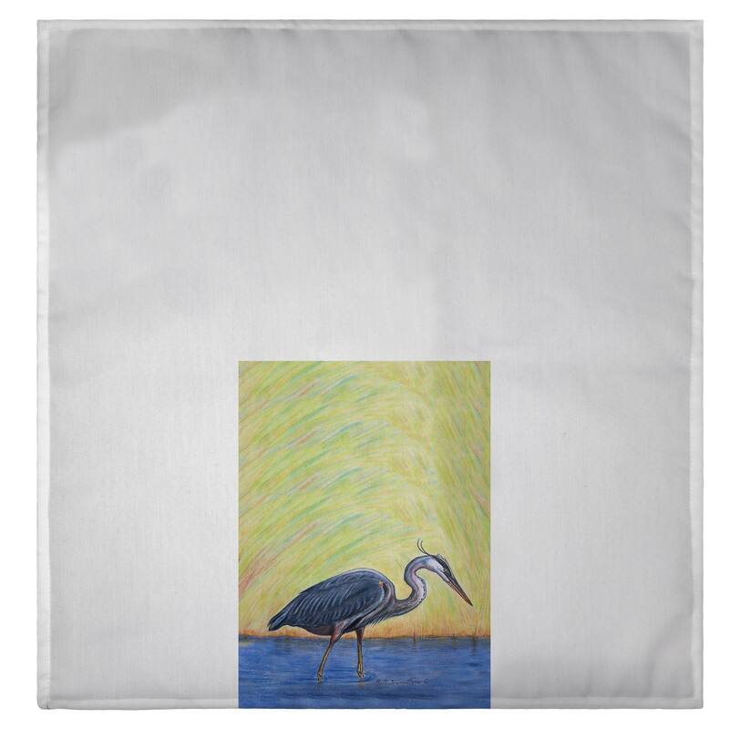 Great Blue Heron Guest Towel Set of 2