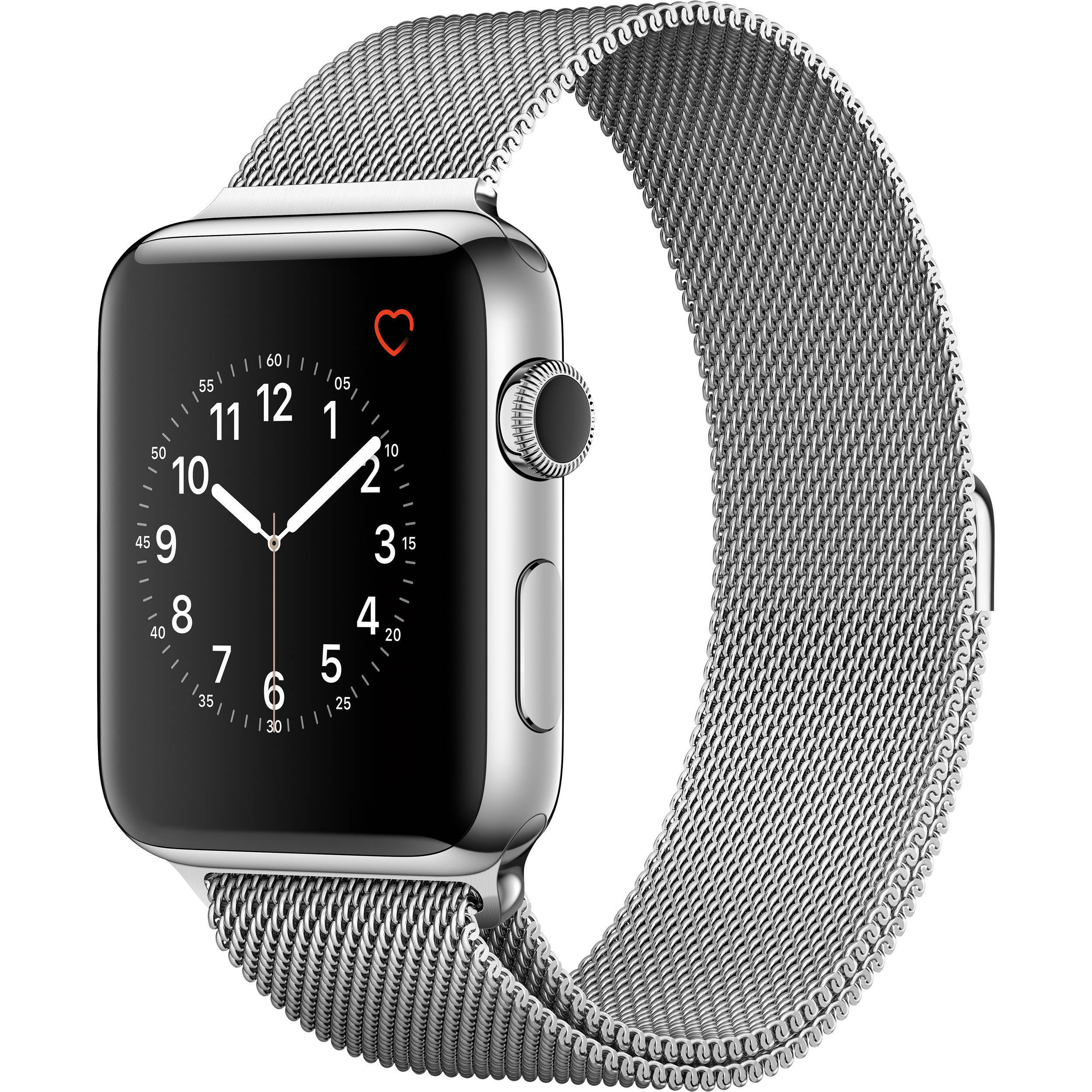 smartwatch with steel band
