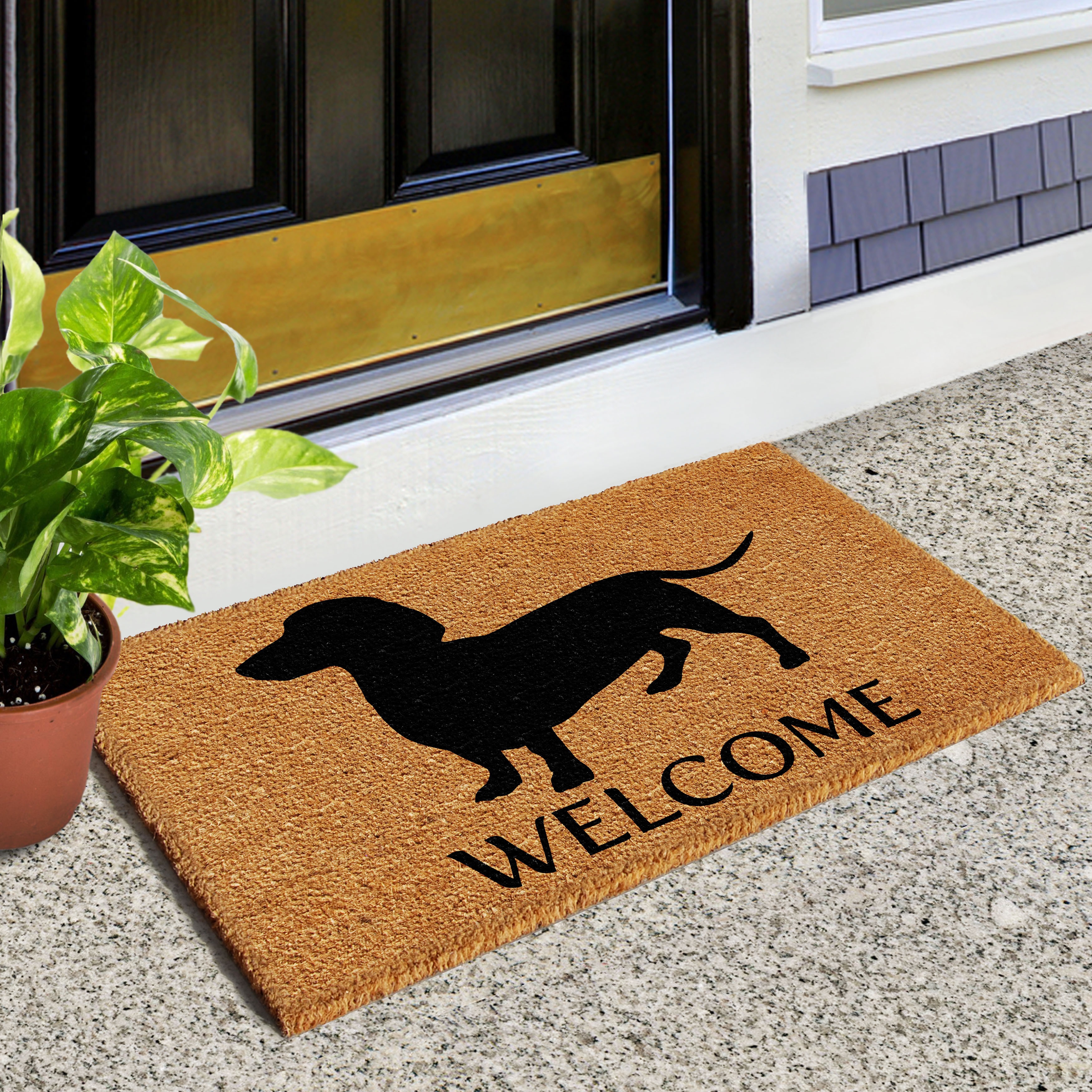 Dachshund Doormat 24 X 36