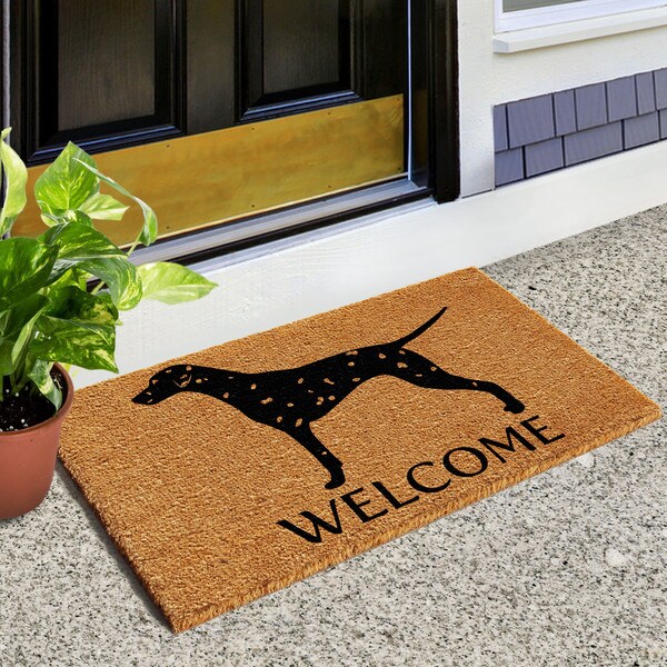 Dalmatian doormat outlet