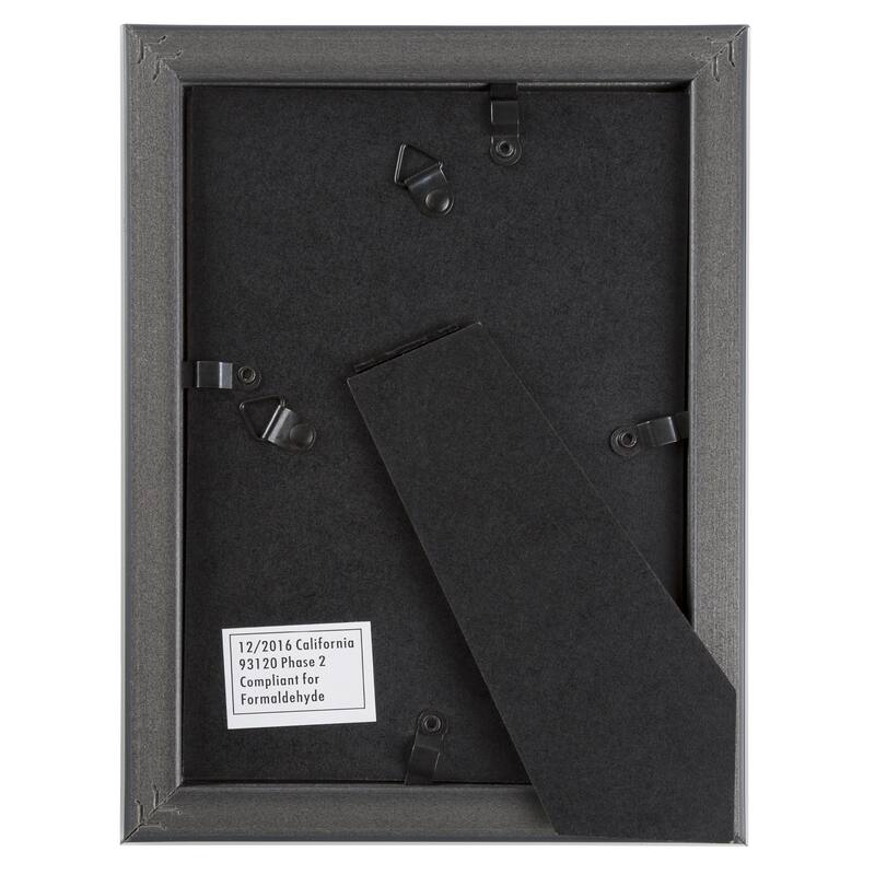 Lavish Home 5x7-inch Black Picture Frames with Stands (Set of 6)