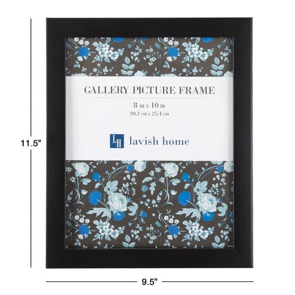 Lavish Home Picture Frame Set, Document Frame Pack for Picture Gallery Wall  with Hangers, Set of 6