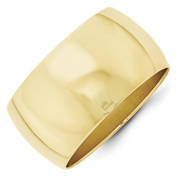 10k Yellow Gold 7mm Half Round Wedding Ring Band Size 4-14 Full & Half Sizes 