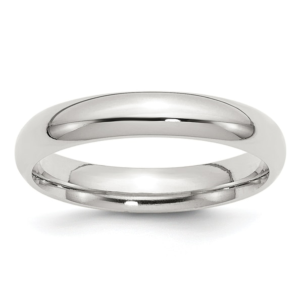 Versil Sterling Silver 4mm Comfort Fit Band