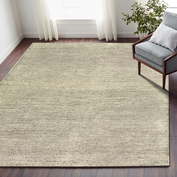 Lr Home Pin Dot Hand Tufted Onxy Wool Rug Overstock 15868700 Dark Grey 5 X 7 9