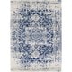 preview thumbnail 11 of 41, Esther Vintage Traditional Area Rug 3'11" x 5'7" - Blue