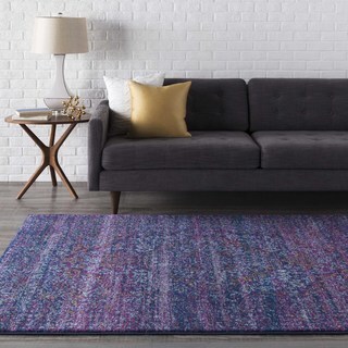 Top Product Reviews For Haute Hali Persian Distressed Purple Blue Haute Hali Persian Distressed Purple Blue Rug 7 10 X