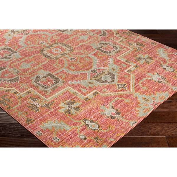 Hali House Distressed Persian Vintage Pale Pink Area Rug 7 Vintage Pale Pink Area Rug