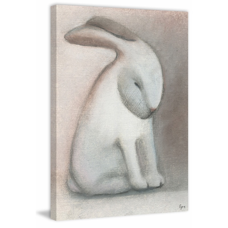 Rabbit Reflexion' Painting Print on Wrapped Canvas - Multi-Color