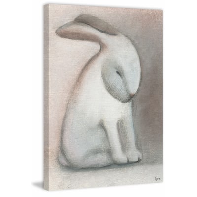Rabbit Reflexion' Painting Print on Wrapped Canvas - Multi-Color