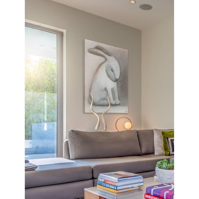 Rabbit Reflexion' Painting Print on Wrapped Canvas - Multi-Color