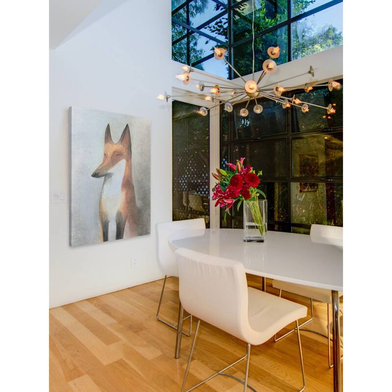 Le Renard' Painting Print on Wrapped Canvas - Multi-Color