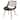 NPD Furniture Shelton Brown and Black Faux Wood Metal Side Chair