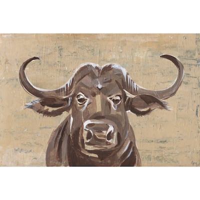 No Bull' Painting Print on Wrapped Canvas - Multi-Color