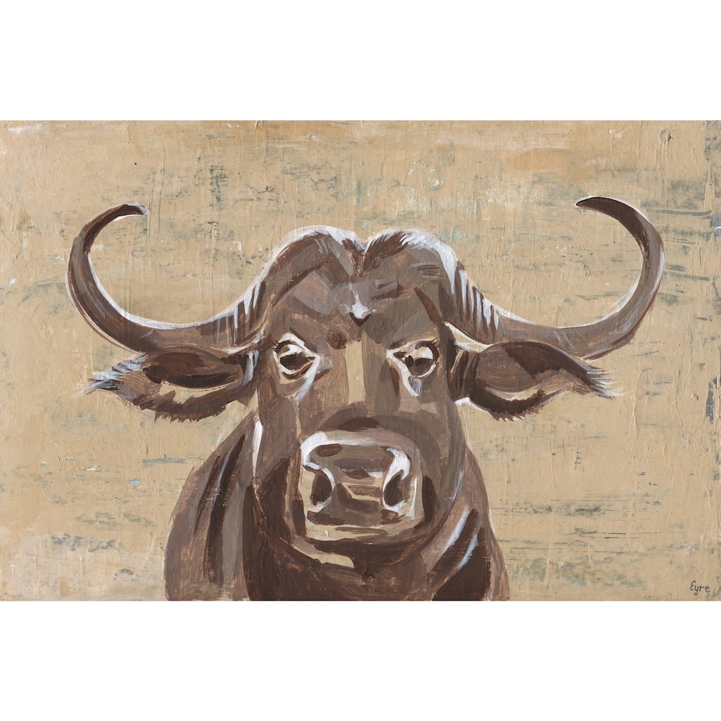 No Bull' Painting Print on Wrapped Canvas - Multi-Color