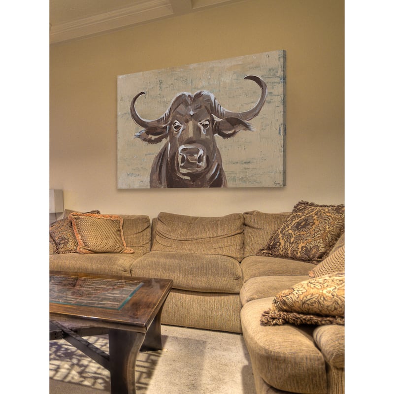 No Bull' Painting Print on Wrapped Canvas - Multi-Color