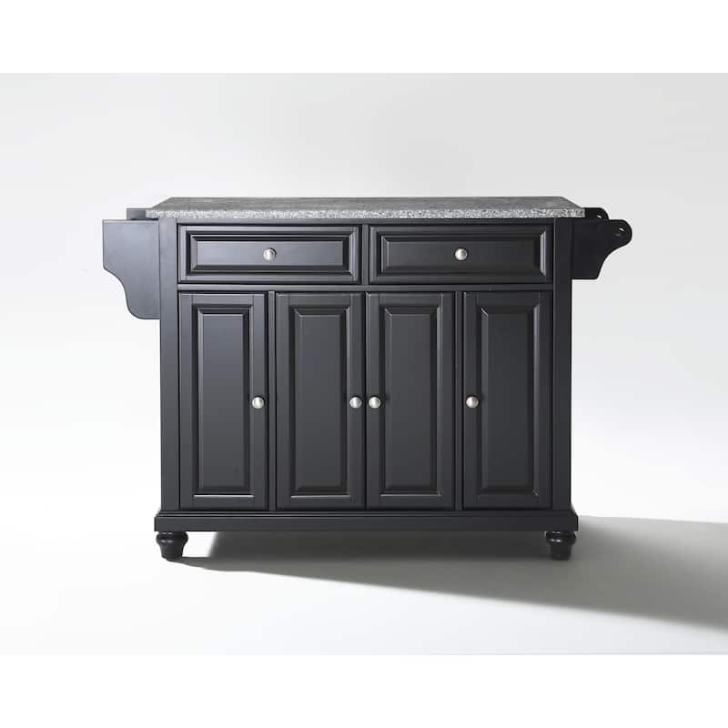 Crosley Cambridge Granite Top Full Size Kitchen Island/Cart - 18"d x 51.5"w x 36"h