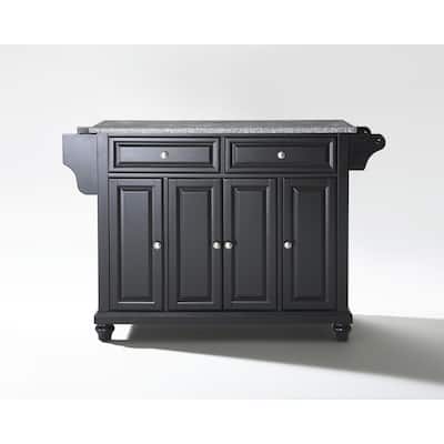 Crosley Cambridge Granite Top Full Size Kitchen Island/Cart - 18"d x 51.5"w x 36"h