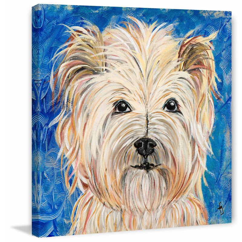 'Piloux' Painting Print on Wrapped Canvas - Multi-Color