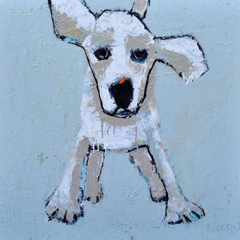 Puppyluv' Painting Print on Wrapped Canvas - Multi-Color