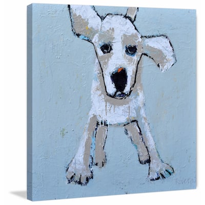 Puppyluv' Painting Print on Wrapped Canvas - Multi-Color