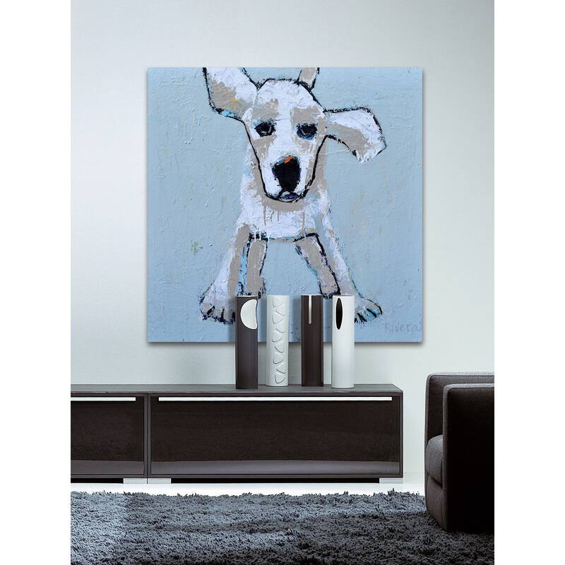 Puppyluv' Painting Print on Wrapped Canvas - Multi-Color