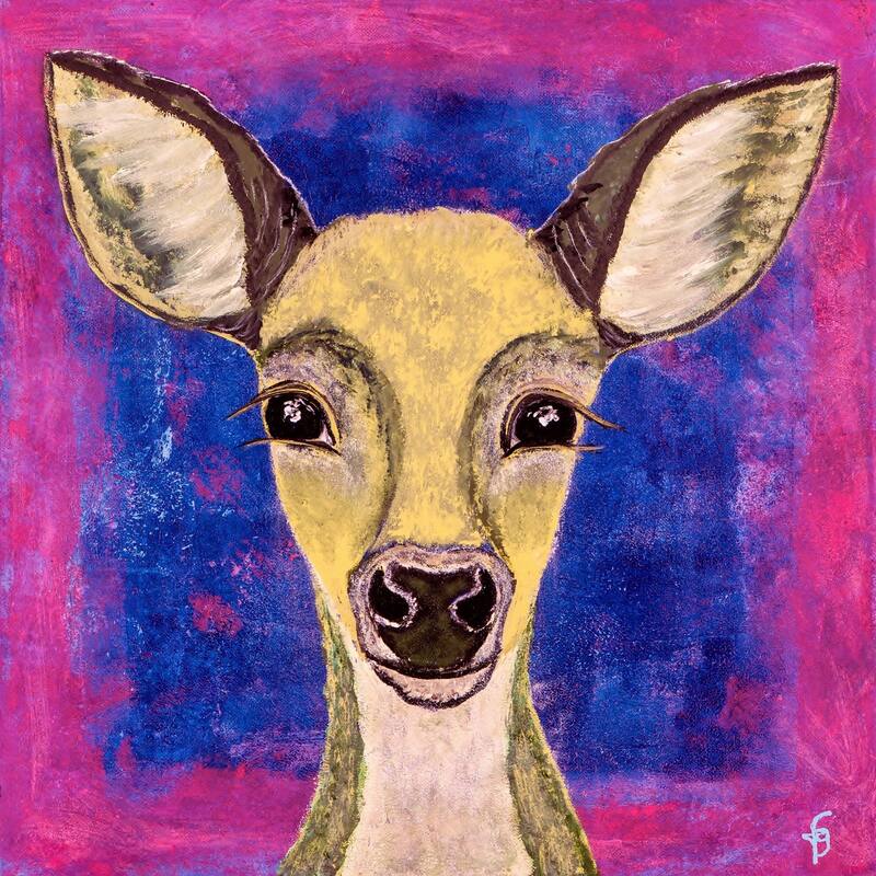 'Ava' Painting Print on Wrapped Canvas - Multi-Color