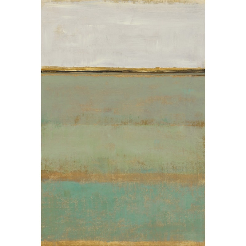 Verdant Field II' Painting Print on Wrapped Canvas - Multi-Color