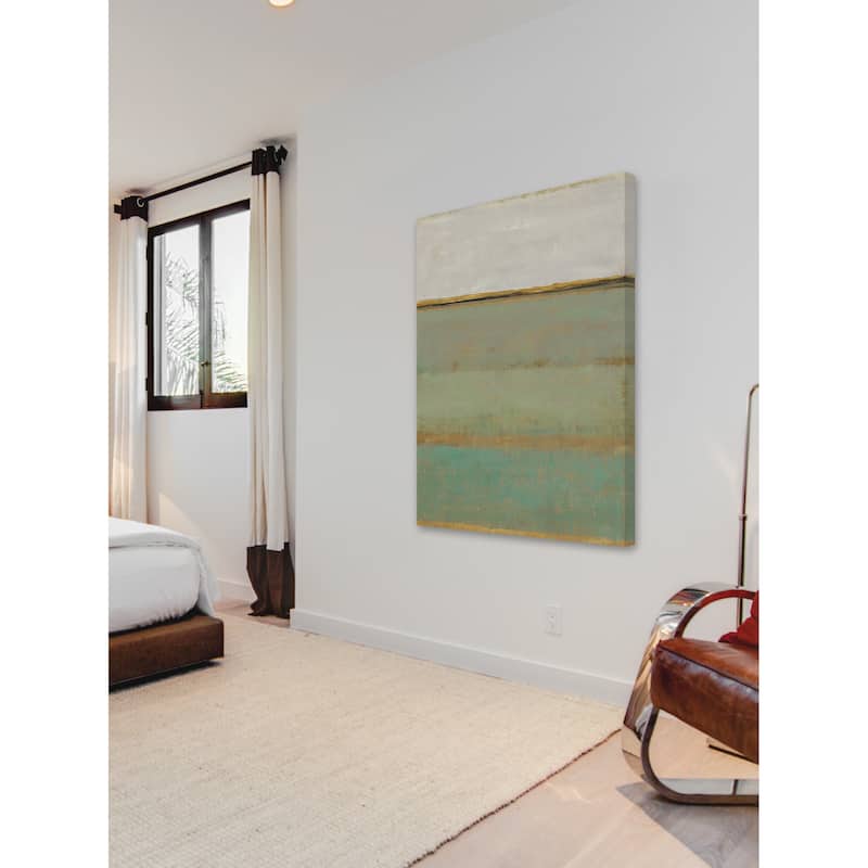 Verdant Field II' Painting Print on Wrapped Canvas - Multi-Color