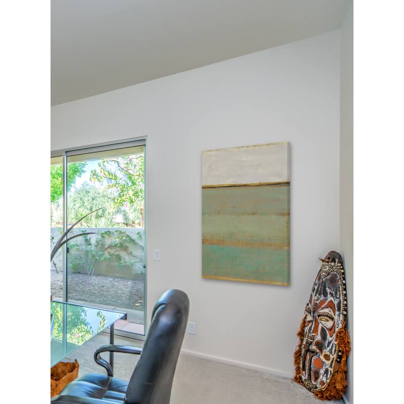 Verdant Field II' Painting Print on Wrapped Canvas - Multi-Color