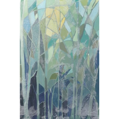 Stained Glass Forest II' Painting Print on Wrapped Canvas - Multi-Color