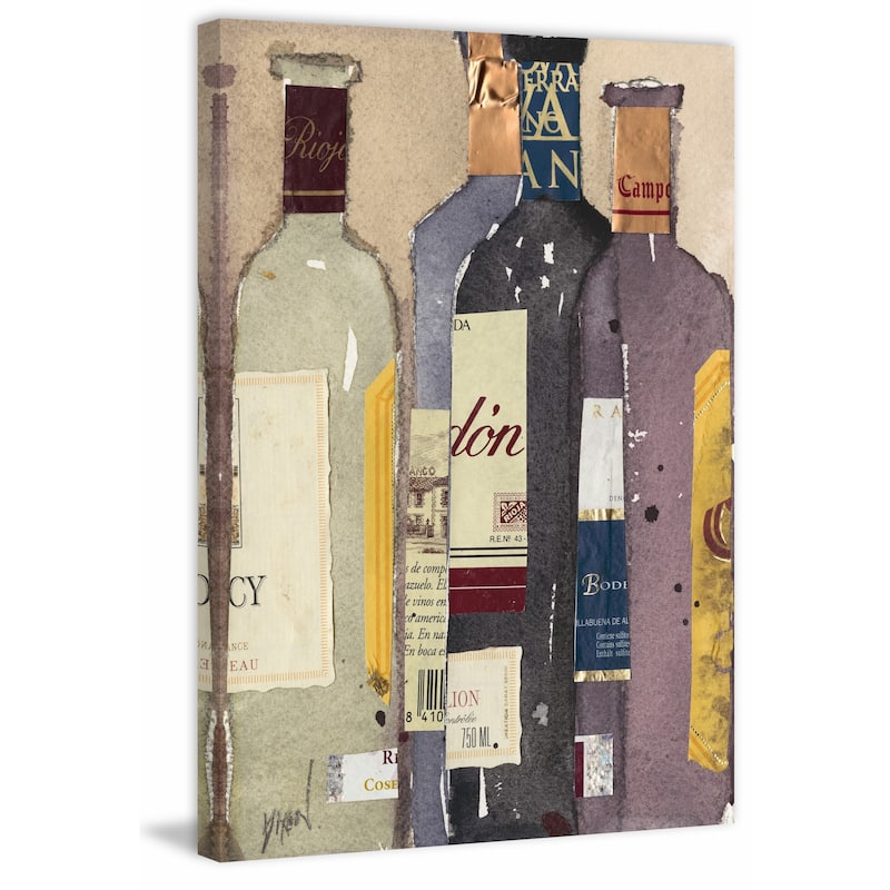 Red Wine Tasting I' Painting Print on Wrapped Canvas - Multi-Color