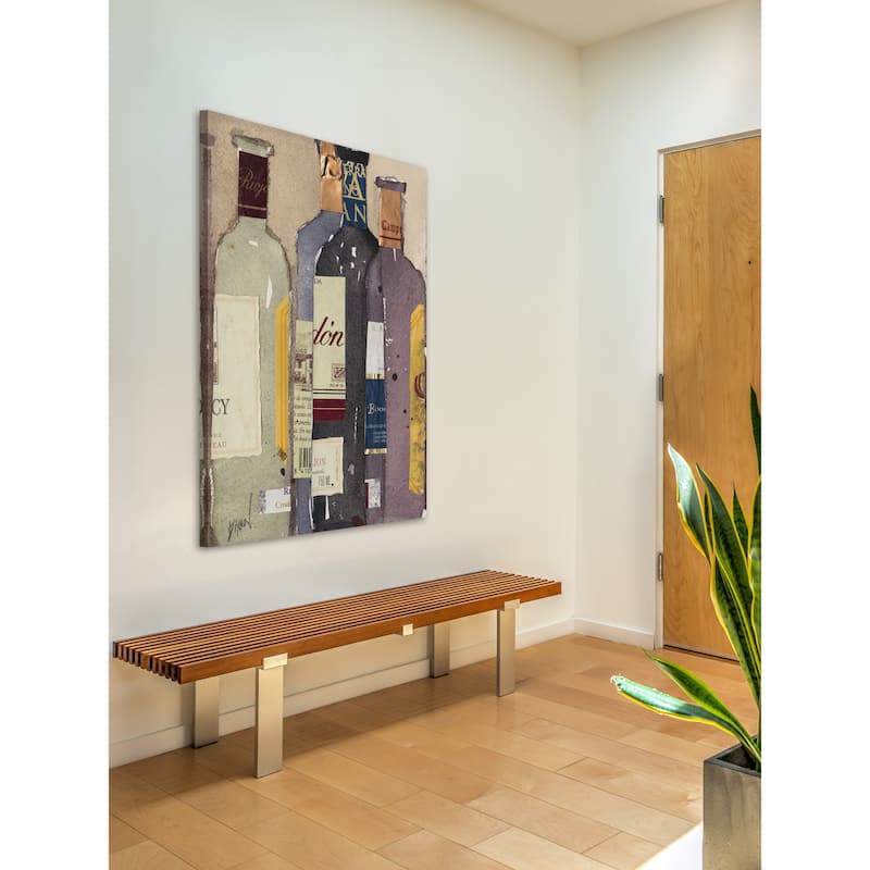 Red Wine Tasting I' Painting Print on Wrapped Canvas - Multi-Color