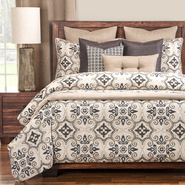 Siscovers Sumatra Black Cotton-blend Luxury Duvet Set