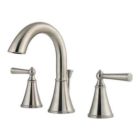 Pfister Saxton Two Handle Widespread Lavatory Faucet Brushed Nickel