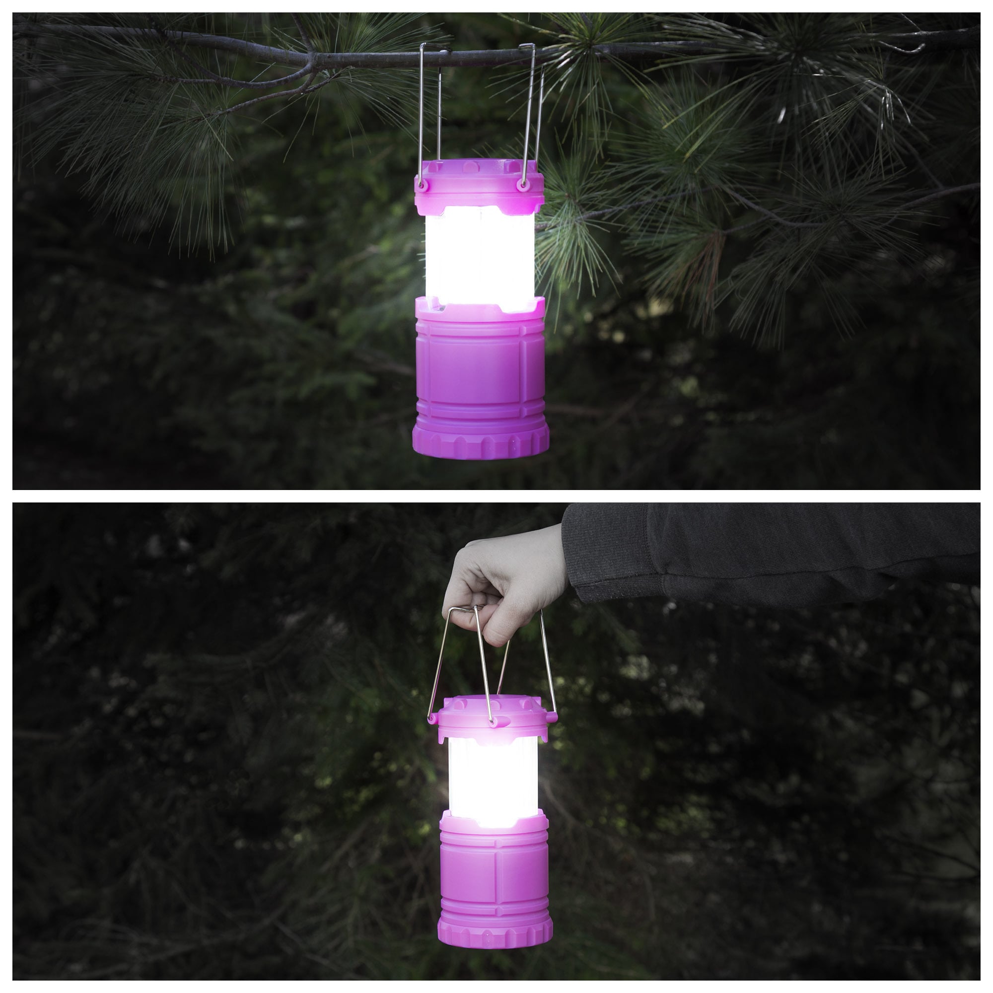 LED Lantern, Collapsible & Portable LED Outdoor Camping Lantern Flashlight  by Wakeman Outdoors - Bed Bath & Beyond - 15873088