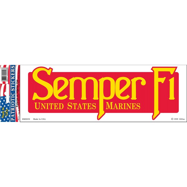 US Marine Corps Semper Fi Bumper Sticker
